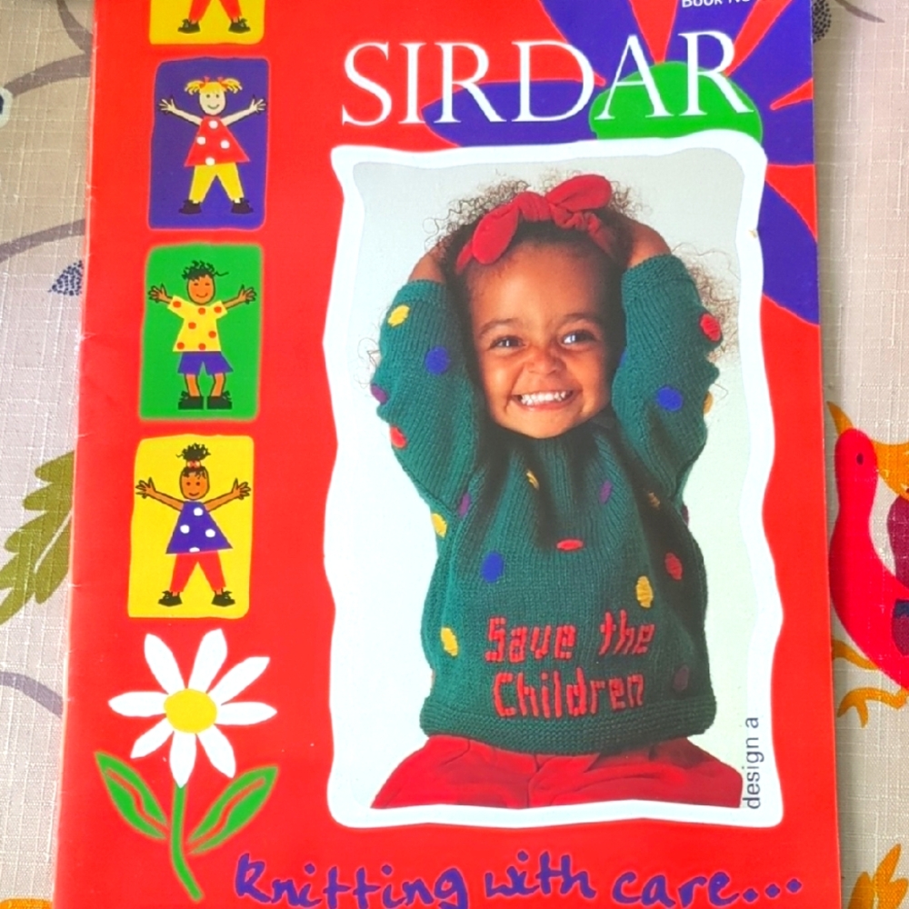 Sirdar Knitting With Care Knitting Pattern Book Kid's Sweaters